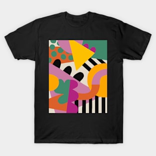 Abstract art 80s style geometric T-Shirt